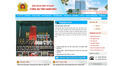 Desktop Screenshot of congannamdinh.gov.vn